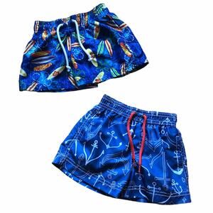 Set of 2 Swim Trunks 6-9 months